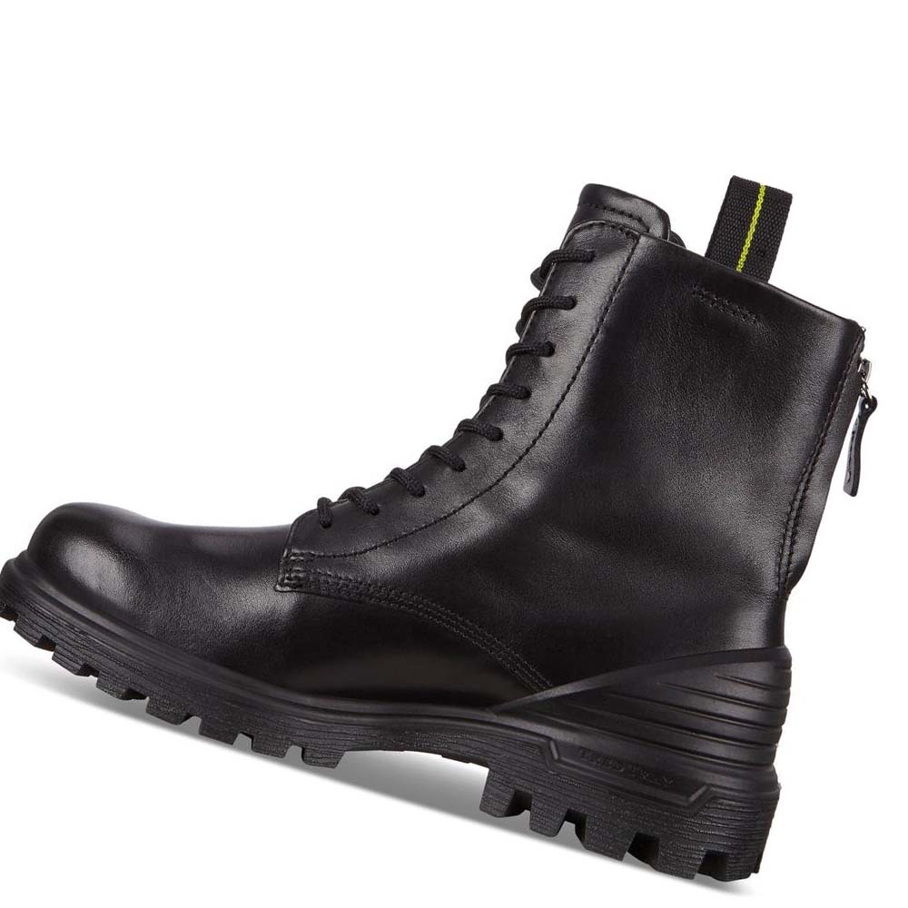 Women's Ecco Tredtray High Cut Boots Black | Canada 52DFM